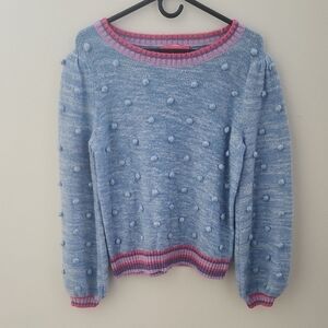 Lilly Pulitzer Verna Blue Peri Marl Sweater Size Large